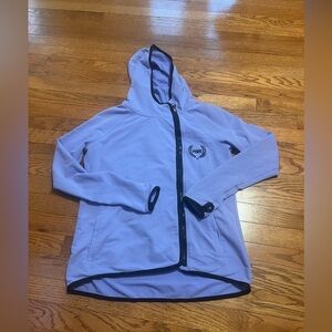 PINK Victoria's Secret Lavender Hoodie with Black Logo